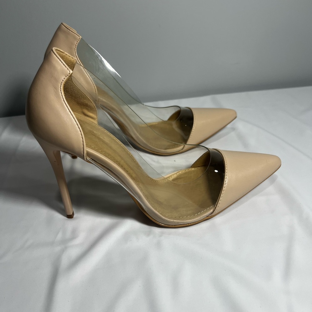 Chic Beige Stiletto Heels